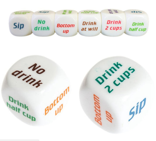 Color printing wine order dice