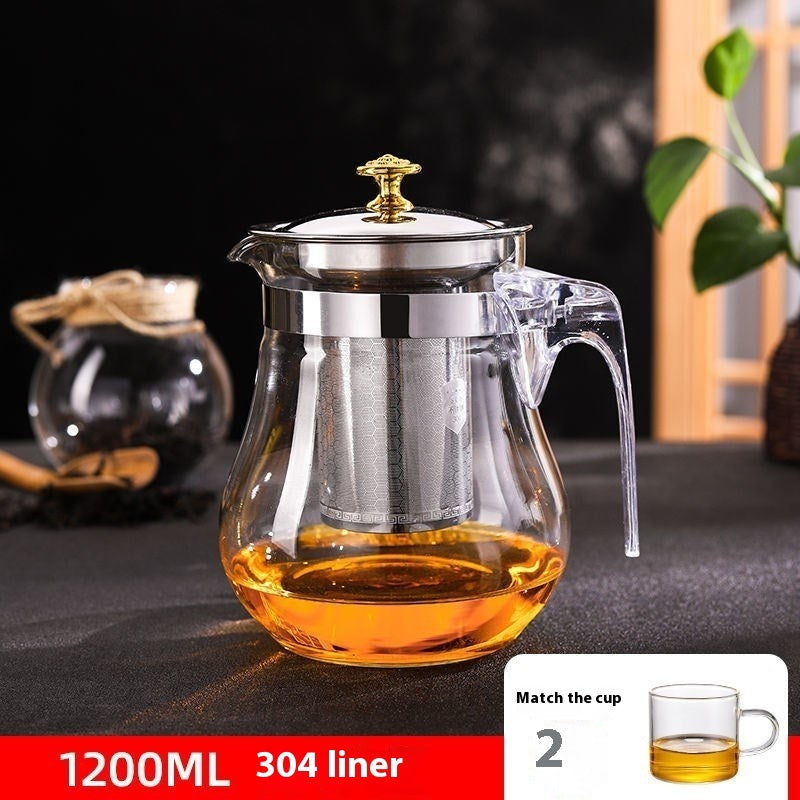 Thick Heat-resistant And Explosion-proof Glass Teapot