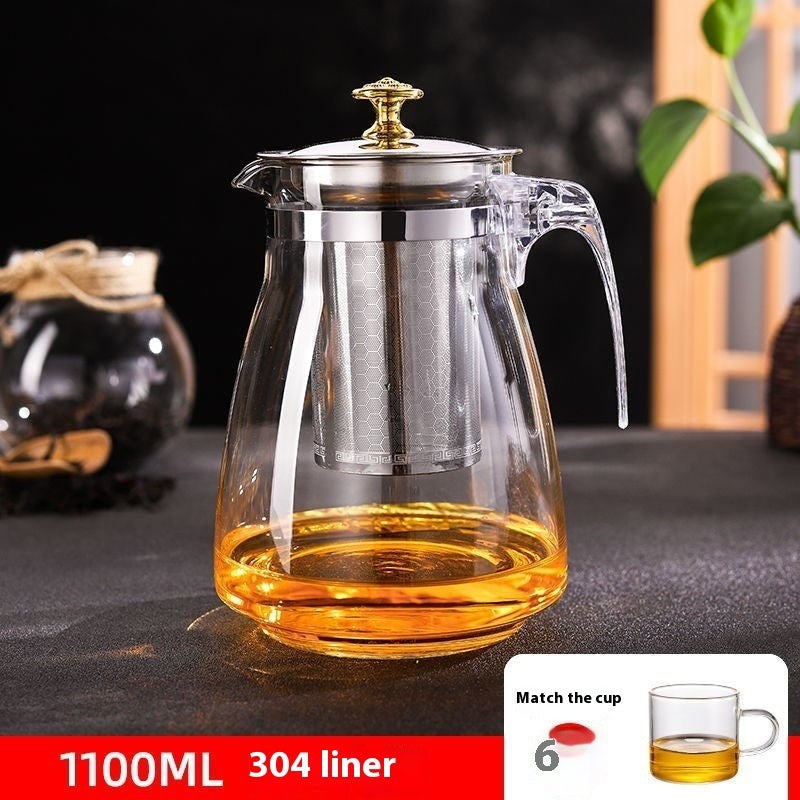 Thick Heat-resistant And Explosion-proof Glass Teapot