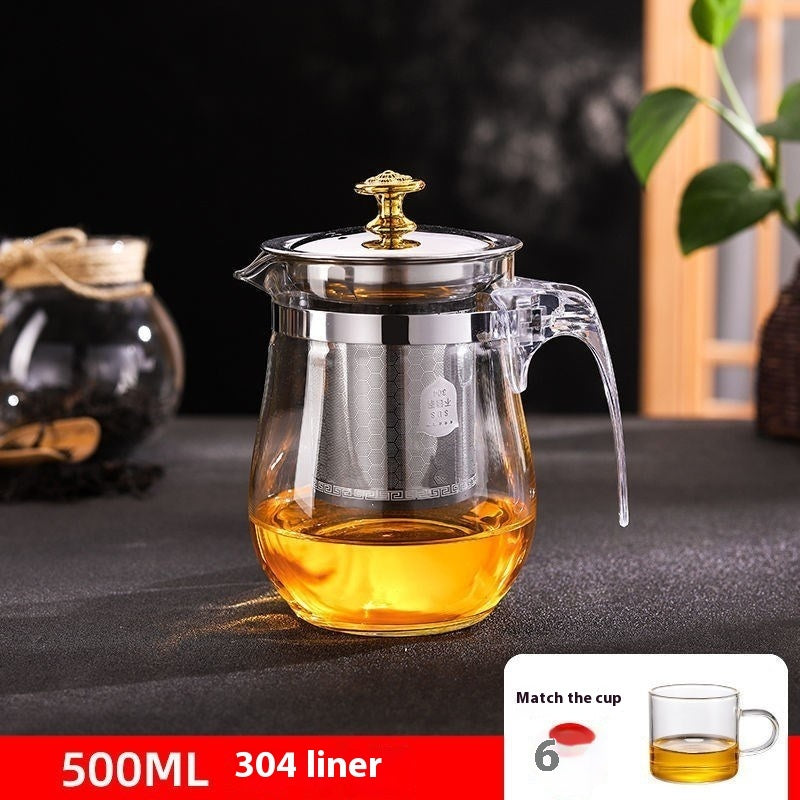 Thick Heat-resistant And Explosion-proof Glass Teapot