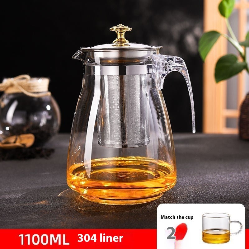 Thick Heat-resistant And Explosion-proof Glass Teapot