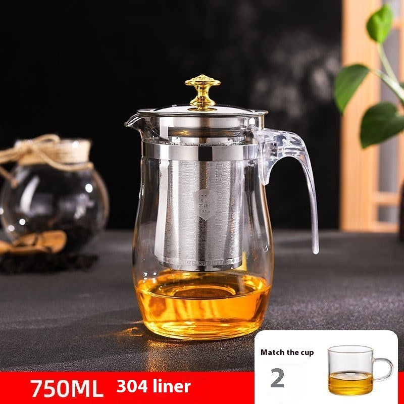 Thick Heat-resistant And Explosion-proof Glass Teapot