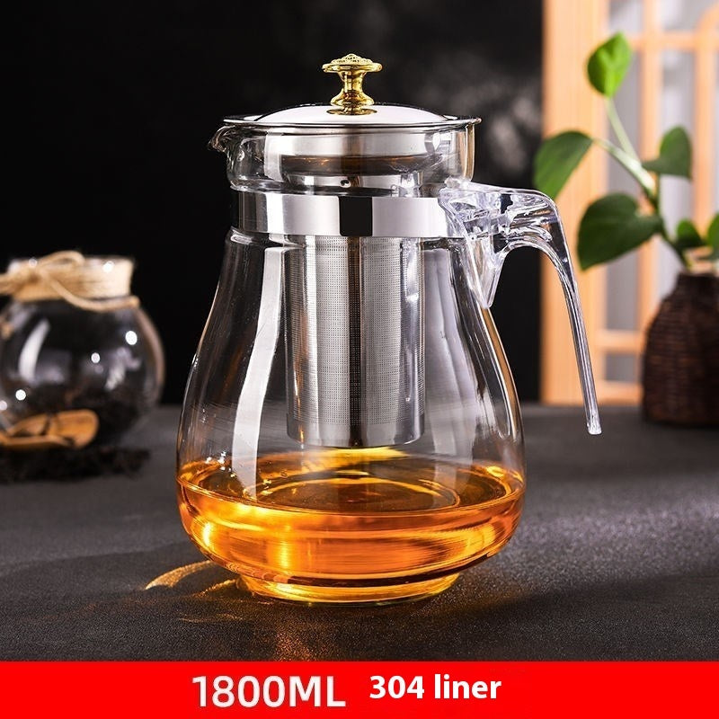 Thick Heat-resistant And Explosion-proof Glass Teapot