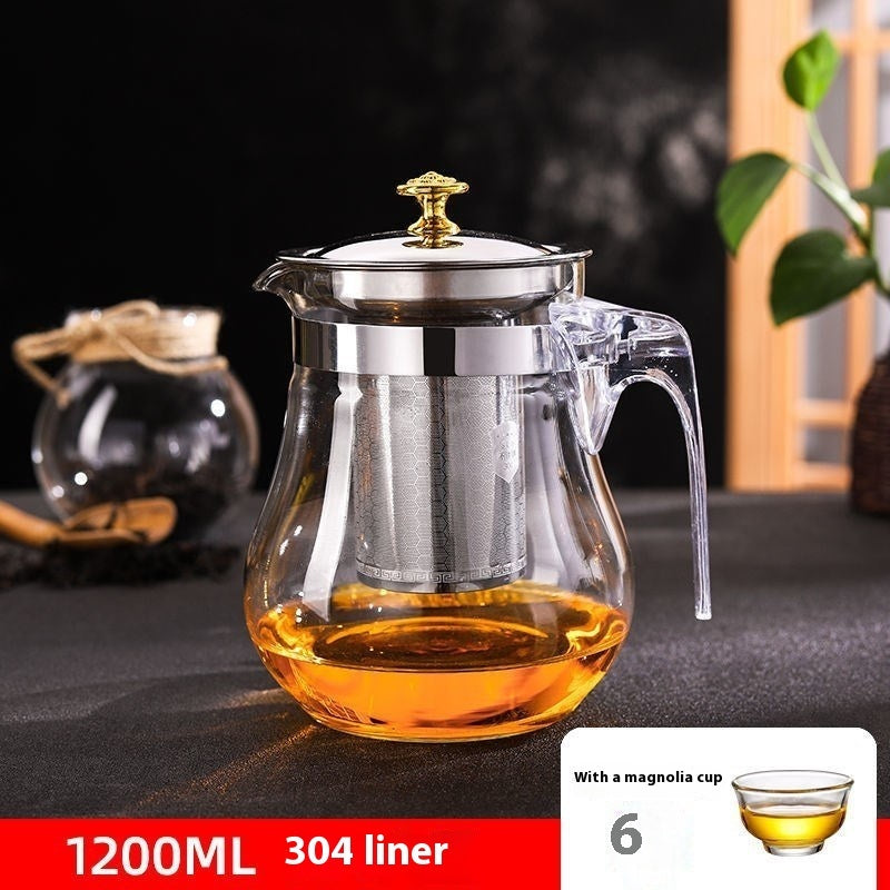 Thick Heat-resistant And Explosion-proof Glass Teapot